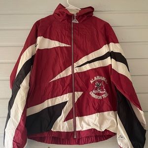 Vintage Alabama Crimson Tide Windbreaker 1990s Size Medium 1980s Football
